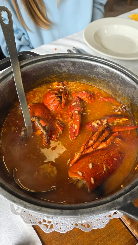 Arroz caldoso con bogavante